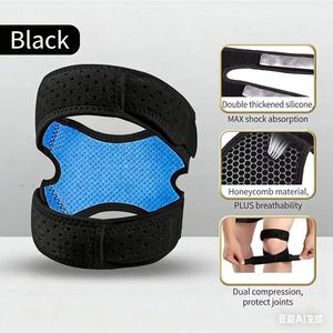 Nueva Correa Rotuliana Transpirable de Doble Canal con Tela <span class=keywords><strong>OK</strong></span> y Doble Silicona, Soporte Ajustable para Rodilla - Product Image 1