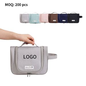 Portable Hook-And-Loop Custom Hanging <b>Toiletry</b> Bag Men Women for Home <b>Storage</b> - Product Image 6