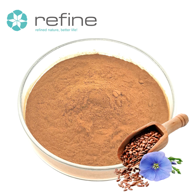 Top Selling Flax Seed Powder 20%-80% Lignans Pure Natural Flaxseed Extract Powder  for Smoothies Baking