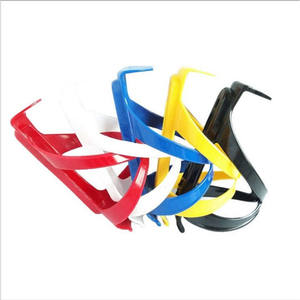 Porte-bidon de vélo en plastique léger pour VTT et vélo de route, accessoires de cyclisme, noir, blanc, rouge, bleu, jaune - Product Image 2