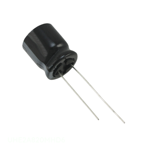 Distribuidor Autorizado, Condensador de Aluminio de 82 uF, 20%, 100V, Tipo RADIAL TH UHE2A820MHD6 - Product Image 1