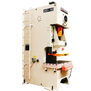 Prensa Punzonadora de Chapa Metálica Tipo C JH21-100 para Estampado de Bisagras Metálicas, con PLC de Alta Precisión y Potencia Mecánica - Product Image 4