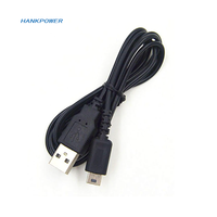 Câble de charge de haute qualité pour console de jeu NDSL, noir, 1,2 m