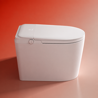 Meilleures ventes : WC intelligent électrique sans réservoir pour salle de bain, avec fonction de chasse automatique et capteur au pied