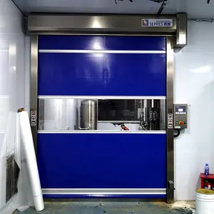 Modern Design Automatic Rapid High Speed PVC Roller Shutter Fast Rolling Door Waterproof Stainless Steel For Workshops