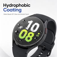 Protection d'écran en verre trempé anti-rayures avec filtre anti-lumière bleue et outil d'installation facile pour Samsung Galaxy Watch 4 5 6 Watch 5 Pro