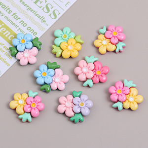 Mini mô phỏng hoa nhựa khuôn nhựa màu đen ngựa quyến rũ trường hợp điện thoại dễ thương nhựa hoa trang trí - Product Image 3