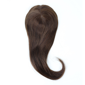 Nguyên Tóc Nâu P Màu Bền Đôi Mono Cơ Sở Clip Trong Phần Mở Rộng Tóc <span class=keywords><strong>Topper</strong></span> Cho Phụ Nữ - Product Image 3