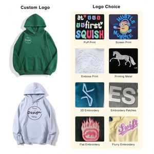 Sweat à capuche personnalisé de haute qualité, 500 g/m², poids lourd, en molleton bouclette, épaules tombantes, coupe classique, pour homme, hiver - Product Image 3