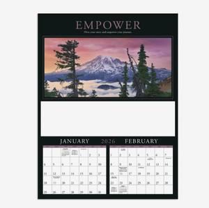 Calendriers de bureau exécutifs personnalisés avec logo, 2027, spirale premium, cadeau d'entreprise, vente en gros - Product Image 1
