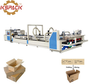 Máquina automática de fabricación de encoladora de cajas de cartón corrugado pequeño - Product Image 4