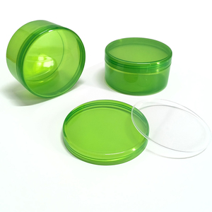 M736 Envase de Gel de Aloe Vera de 300g/300ml, Frasco de Plástico Verde Reciclable para Crema Cosmética para el Cuidado de la Piel, 250G - Product Image 1