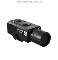 Caméra Runcam Scope Cam 2 4K, vision nocturne, croix de visée personnalisée, étanche IP64, MicroSD, écran 2,4 pouces, 1400 mAh, kit de drone FPV RC