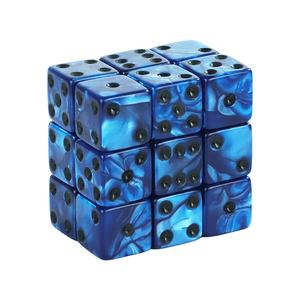 Özel baskı renkli tahta oyunu plastik reçine D6 Dices yuvarlak köşe 16mm Rpg zar mermer akrilik özel zar - Product Image 5