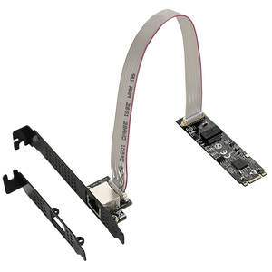 Internal Wired 5GBase-<b>T</b> 1 Port 5000Mbps M.2 B <b>Key</b> M to PCIe 5GB Ethernet Card RTL8126 RJ45 LAN Controller M.2 5g Lan - Product Image 1
