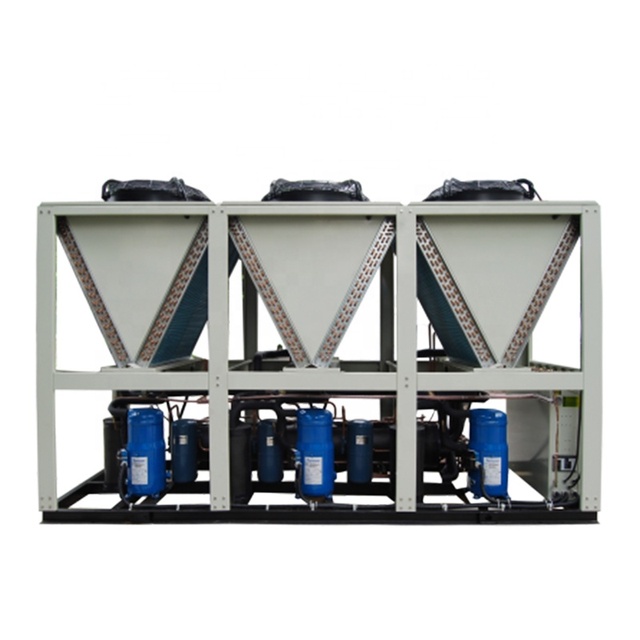 Scroll Type Air Cooled 100RT Chiller Unit  with High Efficiency  Air-cool Scroll Chiller Heat Pump air Condition Chiller