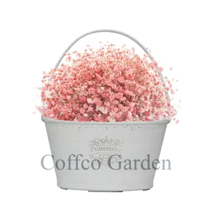 Coffco keranjang plastik 11 inci, pot bunga persediaan taman, untuk dalam ruangan & luar ruangan taman tanaman rumah