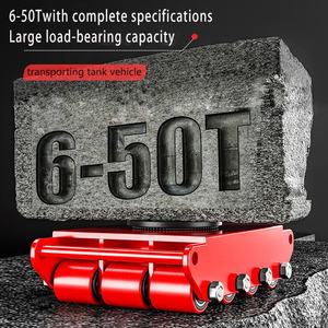 औद्योगिक भारी शुल्क 12t <span class=keywords><strong>15t</strong></span> 18t 24t 50t 24t 50t कार्गो स्केट प्लेटफॉर्म संरचना लोडिंग रोलर्स मशीन चलती स्केट्स - Product Image 4