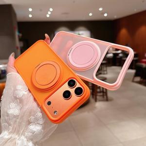 Étui de téléphone magnétique rotatif mat pour iPhone 17, sensation premium pour iPhone 16 Pro Max, coque antichoc pour iPhone 15 - Product Image 3