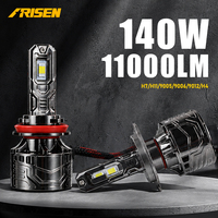 Ampoule de phare LED 6000K 15000LM Super Lumineuse H1 H3 H4 H7 H11 9005 9006 Kit de remplacement de phare de voiture halogène