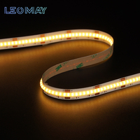 Bande lumineuse LED COB 12V 576 LED/m 2700K 4000K 6000K Certifiée CE Rohs Flexible COB LED IP20 pour éclairage de placards