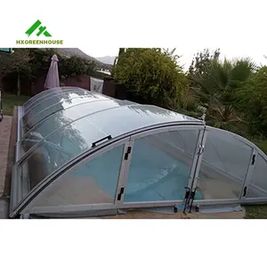 Intex-Rodillo de seguridad de aluminio automatizado, cubierta de piscina automática de policarbonato eléctrico