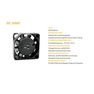 Superkleiner 2006 Mini-Kühlventilator 12V 15000RPM 0,10A Axiallüfter - Product Image 5