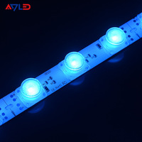 Tira de Luces LED RGB de Alta Potencia con Iluminación Lateral de 12 V CC con Lente para Cajas de Luz de 8-20 cm de Profundidad