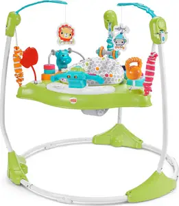 Hot saling Baby Bouncer Rainforest Jumperoo Activity Center with Music Lights Sounds and Developmental Toys