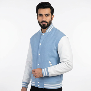 OEM top Custom High-Quality <b>Men's</b> Wool Varsity Jacket for <b>men</b> - Stylish and Warm Outerwear for All Trendy Seasons - Product Image 1
