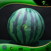 Wow délicieux ballon de fruits gonflable géant gonflable de pastèque ballons de plage d'eau