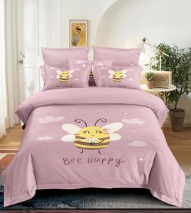 Set di <span class=keywords><strong>copripiumino</strong></span> per ragazze con stampa personalizzata 4 pezzi <span class=keywords><strong>copripiumino</strong></span> da cartone animato con bella stampa <span class=keywords><strong>copripiumino</strong></span> con federa Set di biancheria da letto - Product Image 3