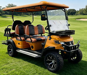 Voiturette de golf électrique 6 places personnalisable, fabriquée en Chine, avec rideau de pluie, tout-terrain, homologuée LSV - Product Image 5