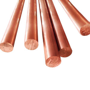 Barres de cuivre plates en laiton pur 99.99 barre de cuivre ronde de taille de diamètre personnalisée pour industriel - Product Image 1
