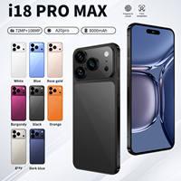 Smartphone Global 18 Pro Max 5G Baterai 8000mAh Layar 6.9 Inci CPU Octa Core Kamera Belakang 108MP Layar OLED HD 120Hz Refresh Rate Spanyol
