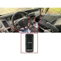 Grille de tableau de bord Renault Trafic 2 (2001-2014) en ABS noir, aérateur pour l'intérieur de la voiture, modèle III 7701054458 III