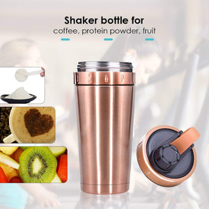 Bouteille d'eau isotherme réutilisable en acier inoxydable à double paroi de 700 ml pour mélange de protéines, isolation thermique de 6 à 12 heures - Product Image 2