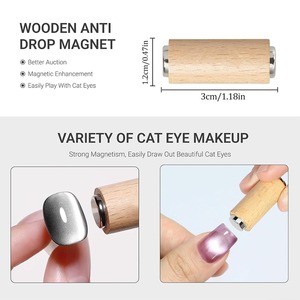 Juego de imanes para uñas con forma de ojo de gato en Y, herramienta magnética de doble corazón para manicura con esmalte de gel con patrón de amor - Product Image 5