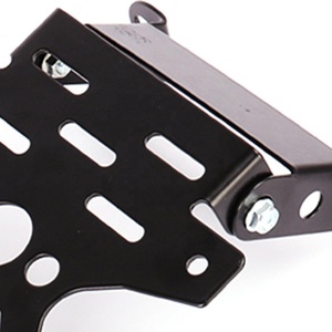 Cadre de plaque d'immatriculation réglable en aluminium de haute qualité pour moto <span class=keywords><strong>msx</strong></span> <span class=keywords><strong>125</strong></span> monkey, accessoires pour motocyclette, <span class=keywords><strong>prix</strong></span> d'usine - Product Image 2
