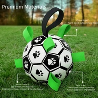 Animal Chien Accessoires Produits Mouvement Interactif Haute Qualité Ballon de Football Gonflable pour Chien Jouets à Mâcher