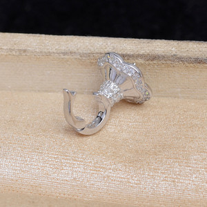 ตัวจับจี้รูปทรงร่มเงินแท้ S925 ขนาด 12-16 มม. อุปกรณ์ทำเครื่องประดับมุก DIY รุ่น A6042 ตัวล็อค จี้สวยงาม ชาร์ม ปกปิด - Product Image 4