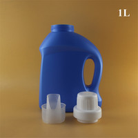 Bouteilles de détergent liquide à lessive en PE HDPE 1L 2L 3L 5L rondes personnalisables avec impression de logo pour utilisation de shampoing, lotion et maquillage