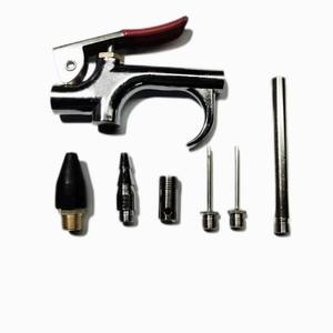 Pistola de Aire Comprimido de Aleación de Zinc de Estilo Americano, Juego de 7/13 Piezas, Aguja de Cobre, Adaptador de Goma, Alimentación a Presión, Aluminio para Pintar - Product Image 1