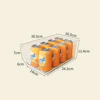 Boîte de rangement pour aliments pour animaux de compagnie GREENSIDE de haute qualité, nouveau design, organisateur transparent pour réfrigérateur avec drain pour la cuisine et le réfrigérateur