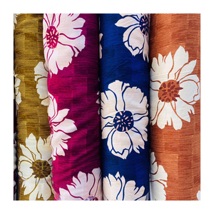 Tissu imprimé floral Maza Material 75D Poly <span class=keywords><strong>Stretch</strong></span>, tissu imprimé personnalisé, tissu en spandex et polyester pour vêtements - Product Image 2