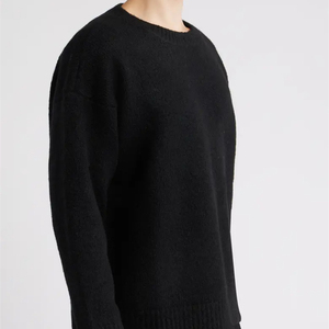 <span class=keywords><strong>Maglione</strong></span> Oversize Personalizzato a Collo Alto, Maniche Lunghe, Lavorazione a Maglia Grossa, Alta Qualità, Pelo Lungo - Product Image 2