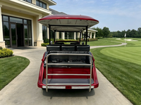 Voiturette de golf classique électrique Mini Moke personnalisée Véhicule touristique vintage nostalgique avec énergie solaire renouvelable Appel antique