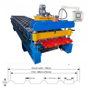 Nouvelle Machine à Panneaux de Toiture Trapézoïdaux en Acier Coloré <span class=keywords><strong>IBR</strong></span> Type Spécial 2026 PPGI GI - Product Image 1