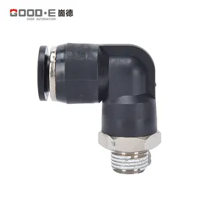 GOOD-E PL series pneumatic vibrator elbow Plastic Quick Connector One-touch Pneumatic Fittings for air brake lever cylinders