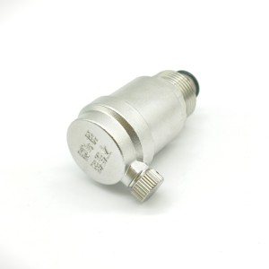 Katup Ventilasi Udara Uap Manual Pipa Pemanas Baja Tahan Karat Katup Penghilang <span class=keywords><strong>Gas</strong></span>/Pelupas Udara DN15-DN32 - Product Image 1
